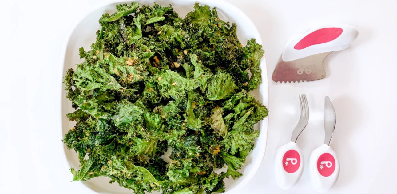 'Cheesy' Kale Crisps