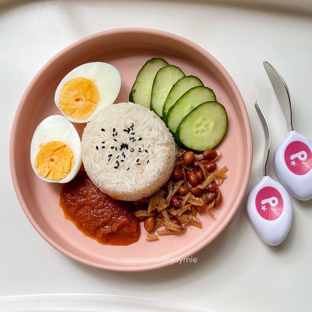 Nasi Lemak (Malaysia National Dish) for Toddlers