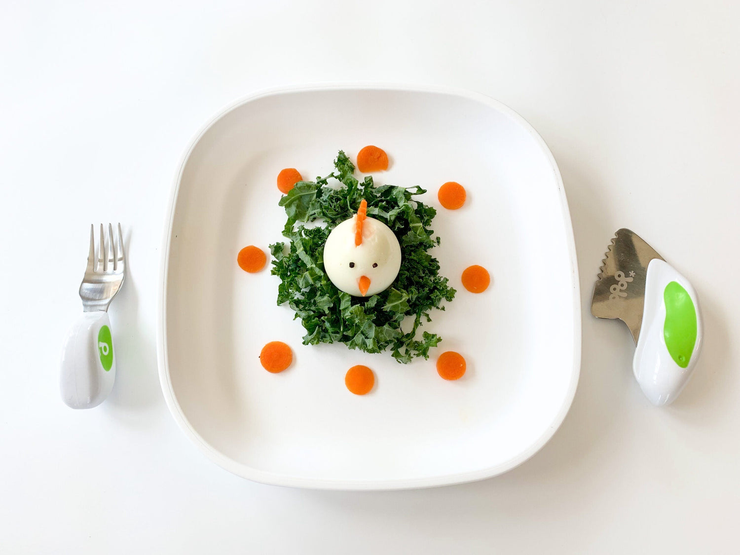 Cute chicken egg meal||