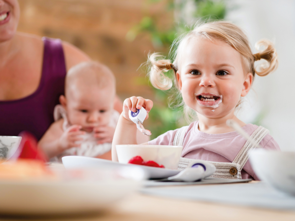 doddl Family Mealtime Research - little girl, happy smile